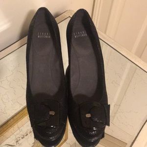Stuart Weitzman Black Wedge